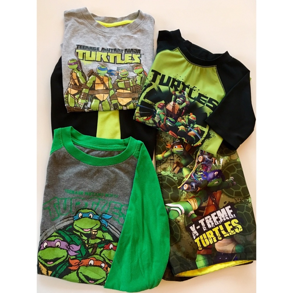 TMNT Lot ~ 5 Matching Items! All Seasons! Size 5/6